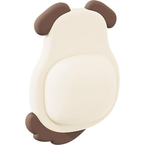 Coussinet de pare-chocs pour poignée de porte, 5 pièces, tampon de protection mural en caoutchouc silencieux pour bouton de porte Tampon de porte au design animal de dessin animé mignon 8 x 5,4 cm po (1/5)