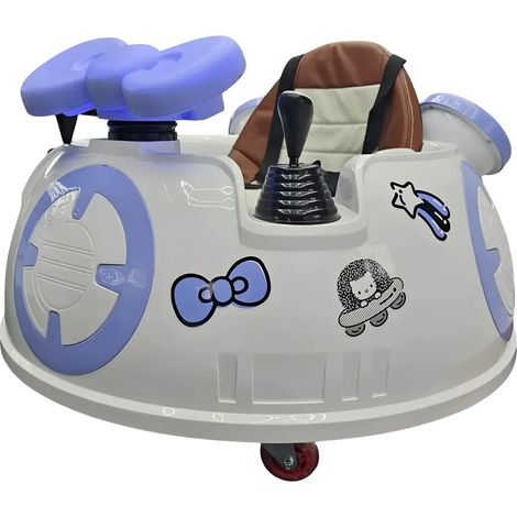 Auto Elettrica Hello Kitty per Bambini 6V Bianco USB e Telecomando (1/4)