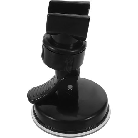 Support de douche à ventouse Luxshiny entièrement réglable, noir, amovible, pour dortoir (1/5)