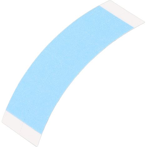 Lot de 30 bandes adhésives double face bleues imperméables et confortables pour perruques en dentelle frontale pour hommes, 75 x 20 mm. (1/5)