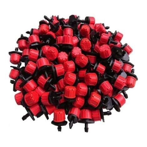 Ulisem 150 Pcs Adjustable Micro Irrigation Nozzles for Garden Greenhouse (1/4)