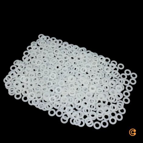 [NEUWERTIG] B-Ware REYHER Scheibe Ring Kunststoff Polyamid PA Form A DIN 125 ISO7089 13mm 500 STÜCK (1/2)