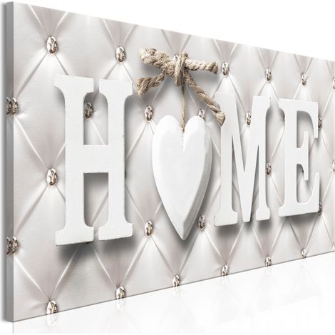 Tableau Imprimé "Quilted Home Narrow" 45 x 135 cm (1/2)