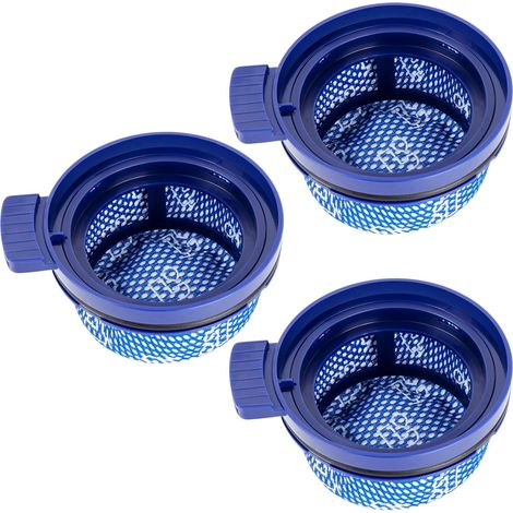 Lot de 3 filtres rechange aspirateur pour Samsung VS20A95923WFiltre jet sur mesure (1/5)
