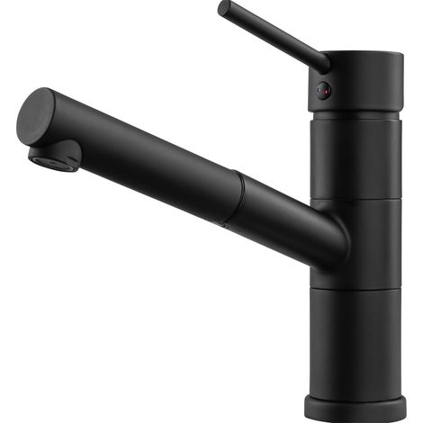 Robinet Douchette Luisina Noir Mat NOAH (1/4)