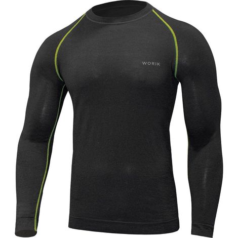 Maglietta maniche lunghe Worik Alaska - XL/XXL - Nero
