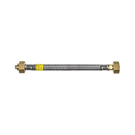 FLESSIBILE PER GAS TRECCIA INOX SICURGAS NG DN8- 600 mm- PARIG- pezzi 1