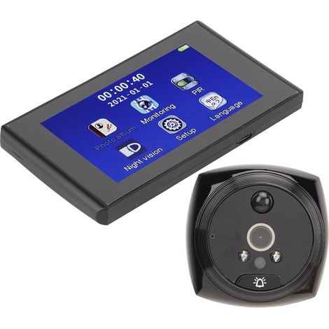 Intelligente elektronische Video-Türklingel mit 4,5-Zoll-HD-Kamera und Bewegungserkennung (1/5)