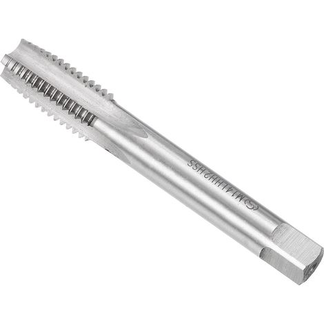 Filetage Fraisage Tarauds, Métrique M14 x 2 Filetage H2, Haute Vitesse Acier Machine 4 Droites Cannelures Gauche Main Vis Filetage pour Taraudage Perceuse Machine 1 pièce (1/5)