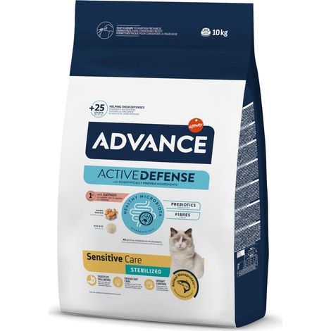 ADVANCE - AC STERILIZED Sensitive Saumon et orge - 10 kg (1/5)