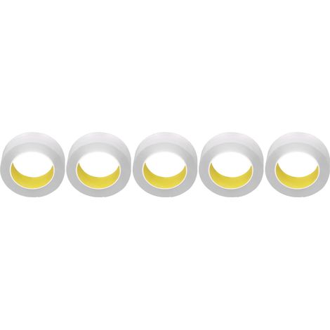 5 Rouleaux Ruban Adhésif Double Face Transparent, Scoth Adhésif Recto Verso pour Mur Tapis Photo Affiche Déco 5M (1/5)