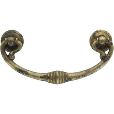 BL MANIGLIA 03027 121X58 MM OTTONE ANTICATO