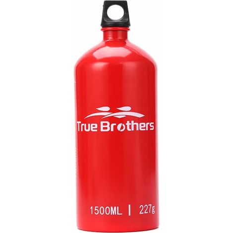 Bouteille de carburant essence 1500 ml/1000 ml, réservoir de stockage de carburant adapté au camping, réchaud à pétrole multi-combustibles et réchauds de cuisine portables. (1/5)