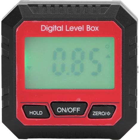 Niveau magnétique numérique 4x90° rapporteur électronique avec indicateur d'angle pour menuiserie (1/5)