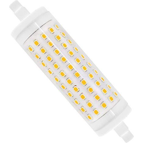 Ampoule R7S LED 118mm15W DimmableBlanc chaud 3000K, Équivalent à Lampe Crayon Halogène J118 R7S 150W-200W, AC 220V, R7S LED Céramique pour Studio/Salon, [Classe énergétique A] (1/5)