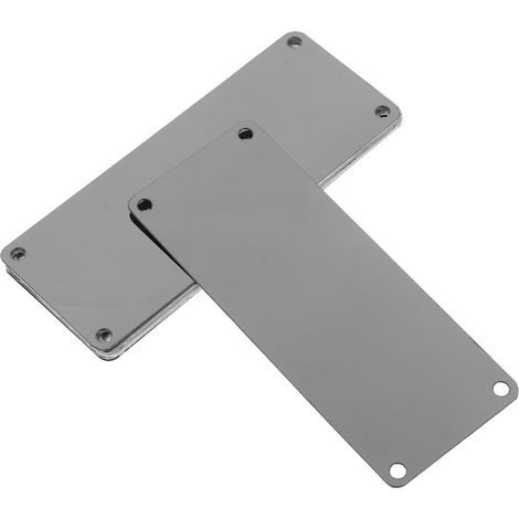 plaques de porte d hôtel en acier inoxydable noir vierges (1/5)