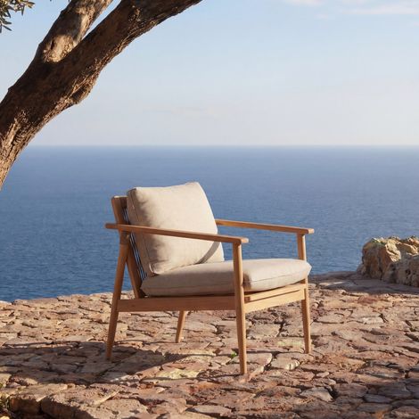 Fauteuil de jardin en acacia massif Daniela (1/5)