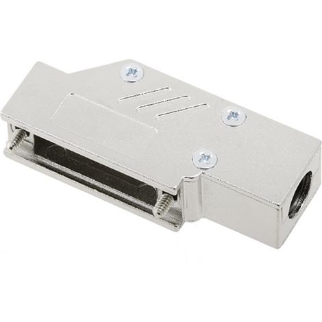 TRU COMPONENTS TCDCMR15ULP TCDCMR15ULP D-SUB Gehäuse Polzahl: 15 Zinkdruckguss 90 ° Silber 1 St.