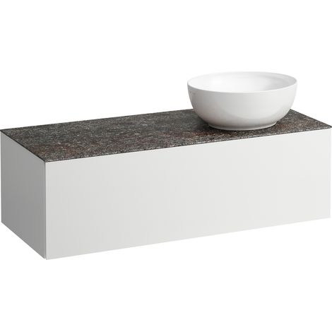 LAUFEN Il Bagno Alessi cajonera, 1 agujero para grifo, encimera