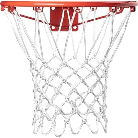 Filet De Basket - Nylon 7,16 Oz - Anti-Flottement - Compatible Tous Cercles Standards Intérieur Extérieur - 12 Crochets (1/3)
