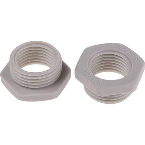 Adaptateur de filetage, RS PRO Gris, M20 M16 ( Prix pour Paquet de 10 )