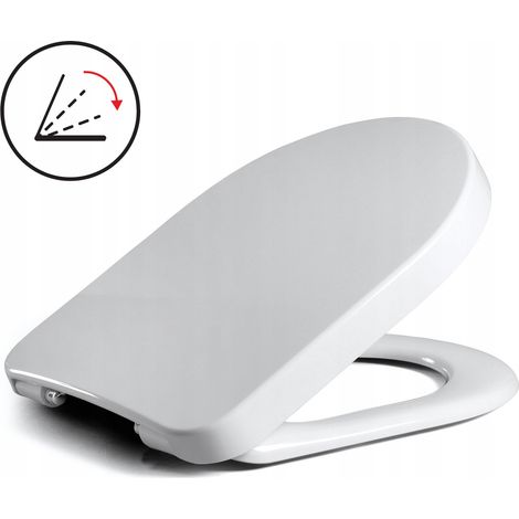Hamberger Embrace WC-Sitz - 36,8 cm x 44,5 cm - Antibakteriell - Sanft und hygienisch (1/5)