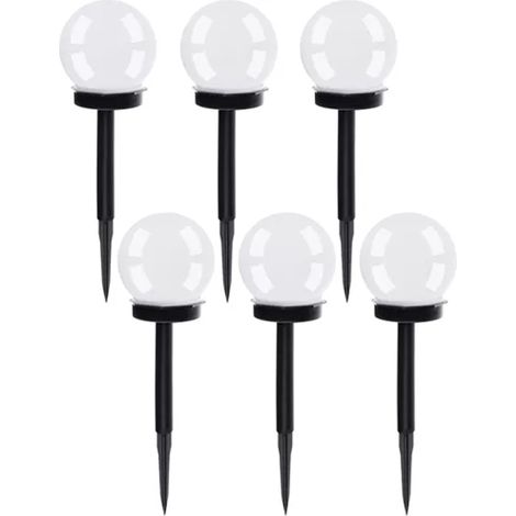LED-Gartenleuchten mit Solarpanelen – 6er-Pack
