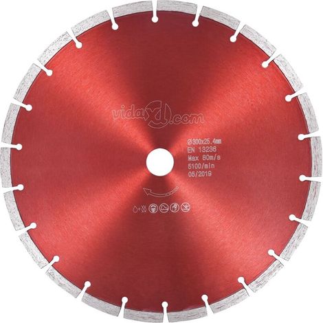 Disque de coupe diamanté Acier 300 mm (1/4)