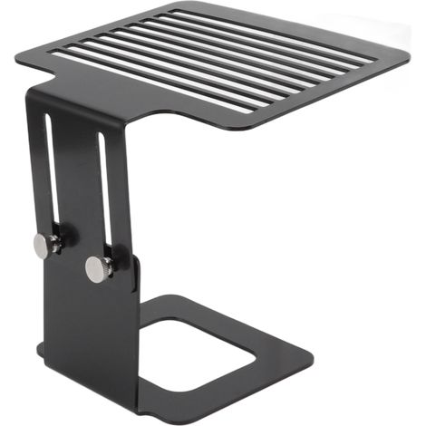 Waagenständer aus Edelstahl für Kaffeemaschinen, höhenverstellbar, robust, schwarz (1/5)