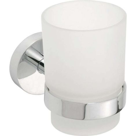 Sapho X-Round - Bicchiere con supporto, cromo XR903 (1/3)