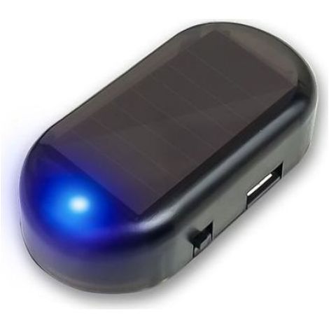 Alarme Voiture - Lumière Solaire Clignotante Antivol - Pour Intérieur Voiture Jardin - 3 Pièces (1/4)