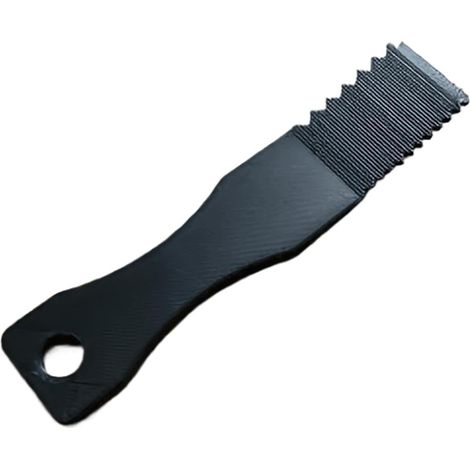 Racloir de plateau de tondeuse Portable Léger Lisse Robuste  Racloir d'entretien pour plateau-tondeuse Pour saleté, crasse, peinture, carrelage, revêtements muraux, garage, jardin (1/5)