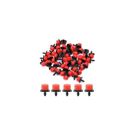 100 Pièces Kit Arrosage Goutte à Goutte Automatique DIY, Tuyaux Goutteurs Réglables avec Valve et Filtre, Adapté pour Jardin Potager et Plantes (1/5)