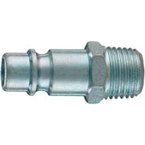 10PZ INNESTO RAPIDO PROFILO GERMANIA FILETTATO MASCHIO - attacco 1/4"M art.15/A