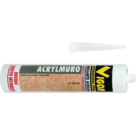 Sigillante Vigor Acrylmuro Bianco Ruvido Ml. 300 Conf.12Pz