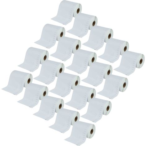 vhbw 20x Label Roll 104mm x 159mm (220 Label) Replacement for Dymo S0904980 for Label Maker White (1/5)