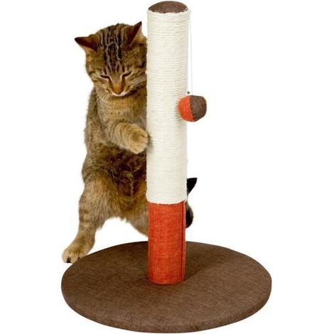 KERBL Albero per gatti Opal Basic - 37x37x50cm - Bordeaux e marrone