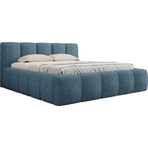 Lit TrendyNest Vulpora I, Abriamo 14, Double, 140x200, Tissu, Disponible, 160x222x71cm (1/5)