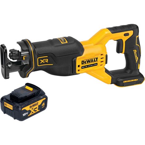DeWalt DCS 382 N Scie réversible sans fil Scie sabre 18 V Brushless + 1x batterie 4,0 Ah - sans chargeur (1/5)