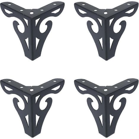 Ensemble de 12 pieds de table en fer forgé, adaptés aux tables basses. (1/5)