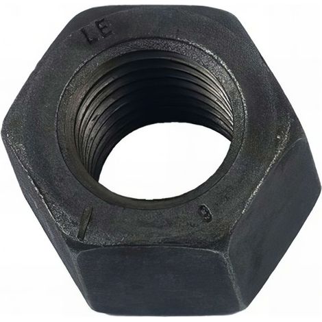 Ecrou hexagonal haut M16 mm Brut - Boite de 50 pcs - 09081601B (1/2)