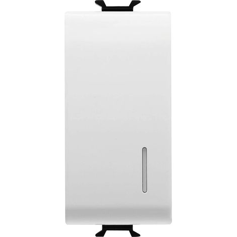 Interrupteur unipolaire 250V AC 16AX 1M Gloss White Chorusmart GW10002