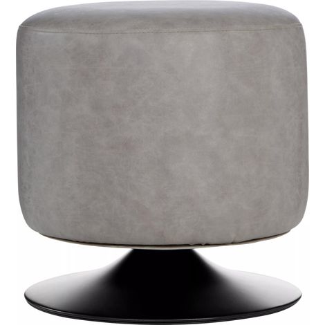 Interiors by Premier Comfortable Ash Sylinder Stool, Sleek Modern Design Livingroom Stool, Sturdy And Durable Bedroom Stool (1/4)