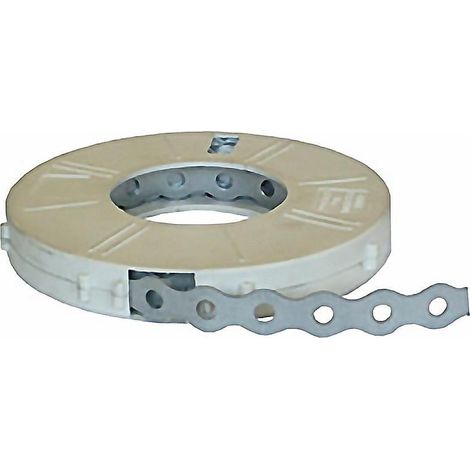 LAPAFIL cinta perforada 17x0.7 galv.011101 10mt , Cinta perforada ondulada galvanizada.
- Rollo de 10 mts.
- Medidas: 17x0,7mm.
Sujeción práctica para la instalación de tubos de ag (1/2)