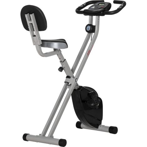 Cyclette F-Bike, 8 livelli di resistenza magnetica, altezza regolabile, robusto telaio in acciaio, nero/grigio, 43x97x109 cm (spedizione in loco). (1/5)