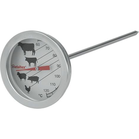 termómetro para carnes 120 ° c - 298046 - metaltex -