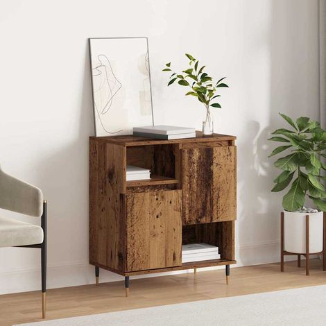Buffet-Meuble de rangement Bois ancien 60 x 35 x 70 cm Bois d'ingénierie 684810 (1/5)