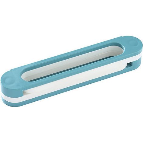 Étagère à chaussures pliable murale 3 en 1 pour salle de bain (bleu)
