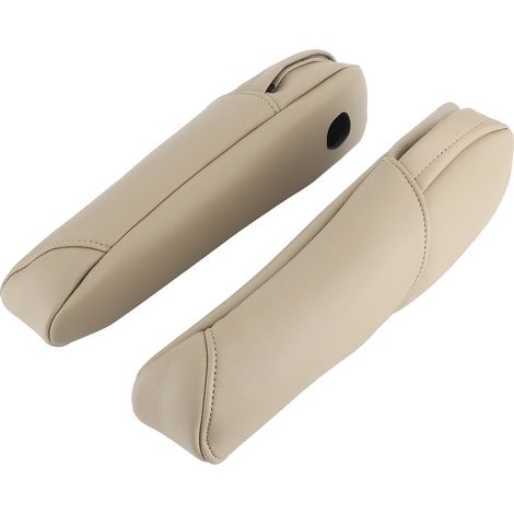 Sellerie microfibre simili cuir beige, housse d'accoudoir et poignée de porte pour Honda CR-V 2007-2009, garniture intérieure élégante, kit 4 pièces (1/5)
