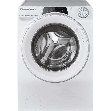 Candy rapidó ro 14104dwmt/1-s lavatrice, 10 kg, 1400 giri, wi-fi + ble, connesso, opzione vapore, rilevatore kg, classe a, 60x58x85 cm, bianco (1/5)